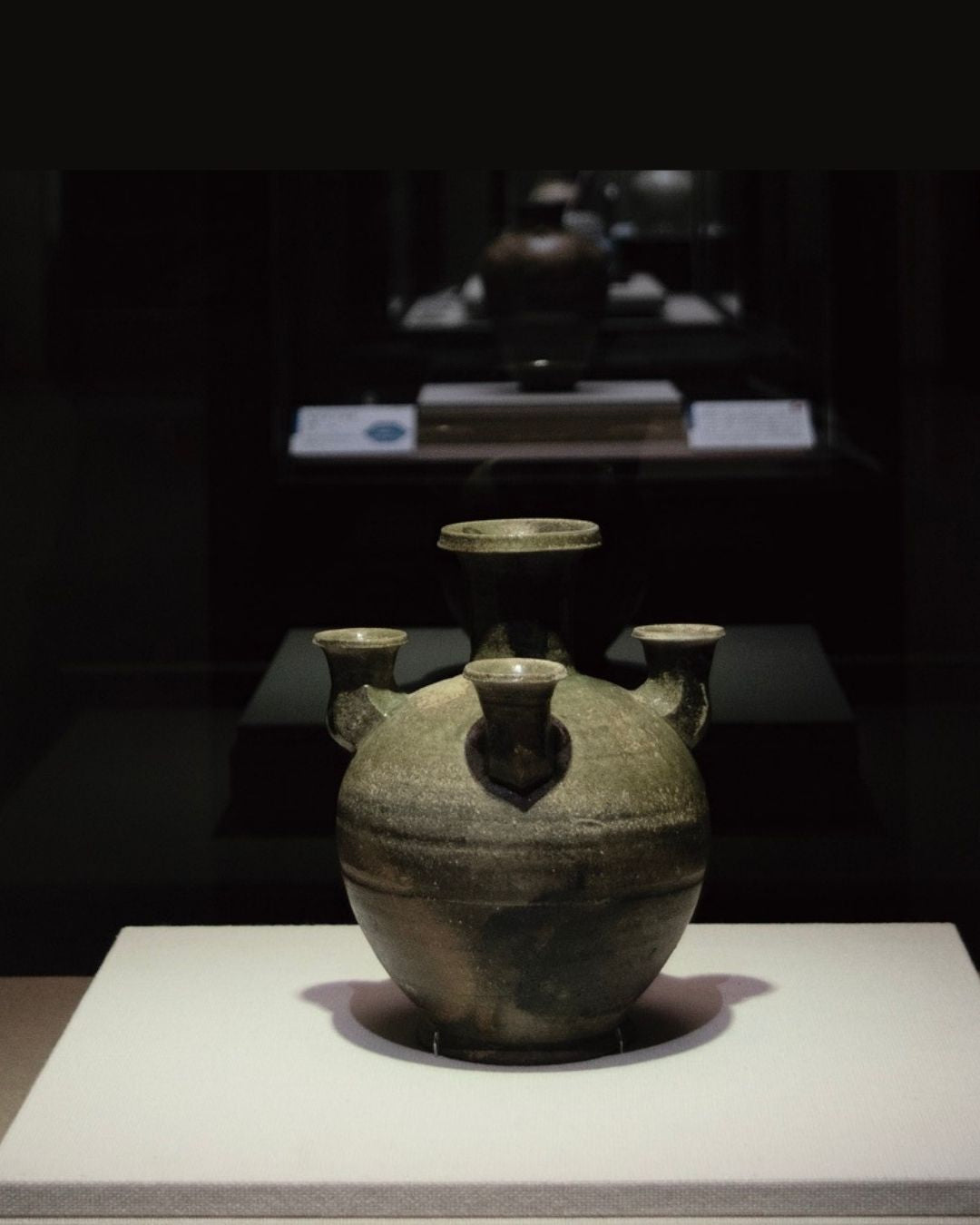 陶器製 老人像 杖と盾付き 雑貨 置物 人形 寿星 寿老人三浦竹軒作 陶器製 : 茶道具いまや静香園